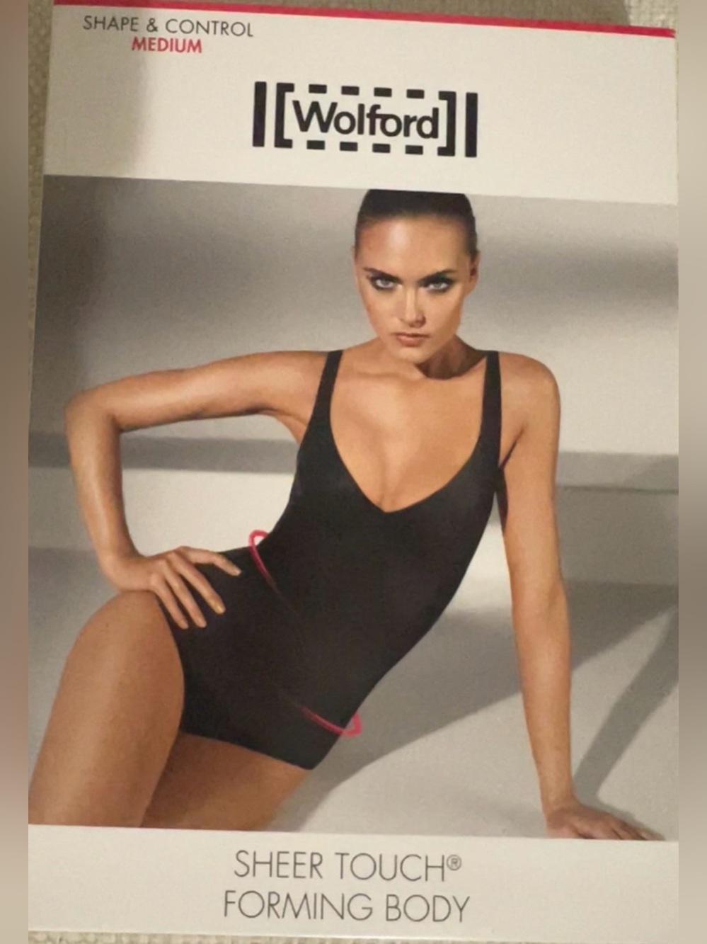 Wolford Black and White Barcode Label Close-Up
